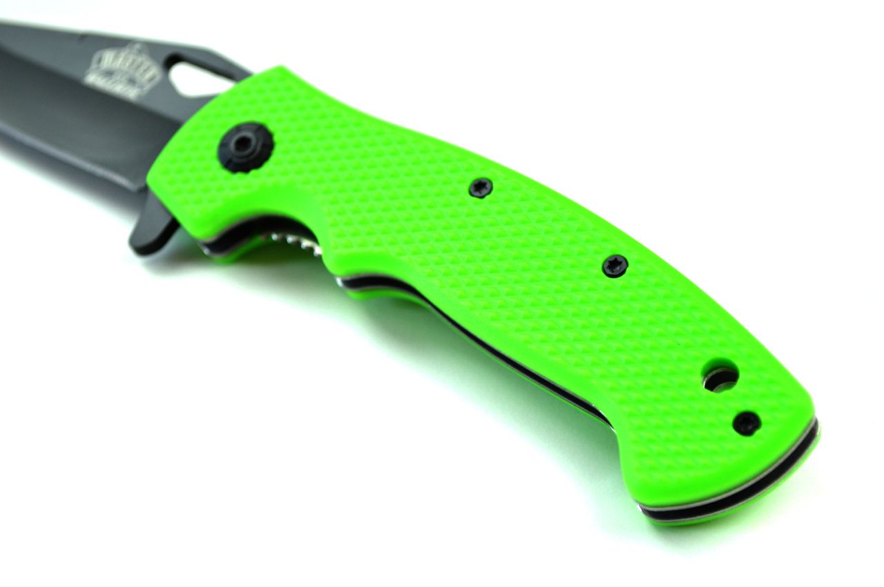 8" SPRING ASSISTED OPEN Tactical Rescue FOLDING POCKET KNIFE Finger