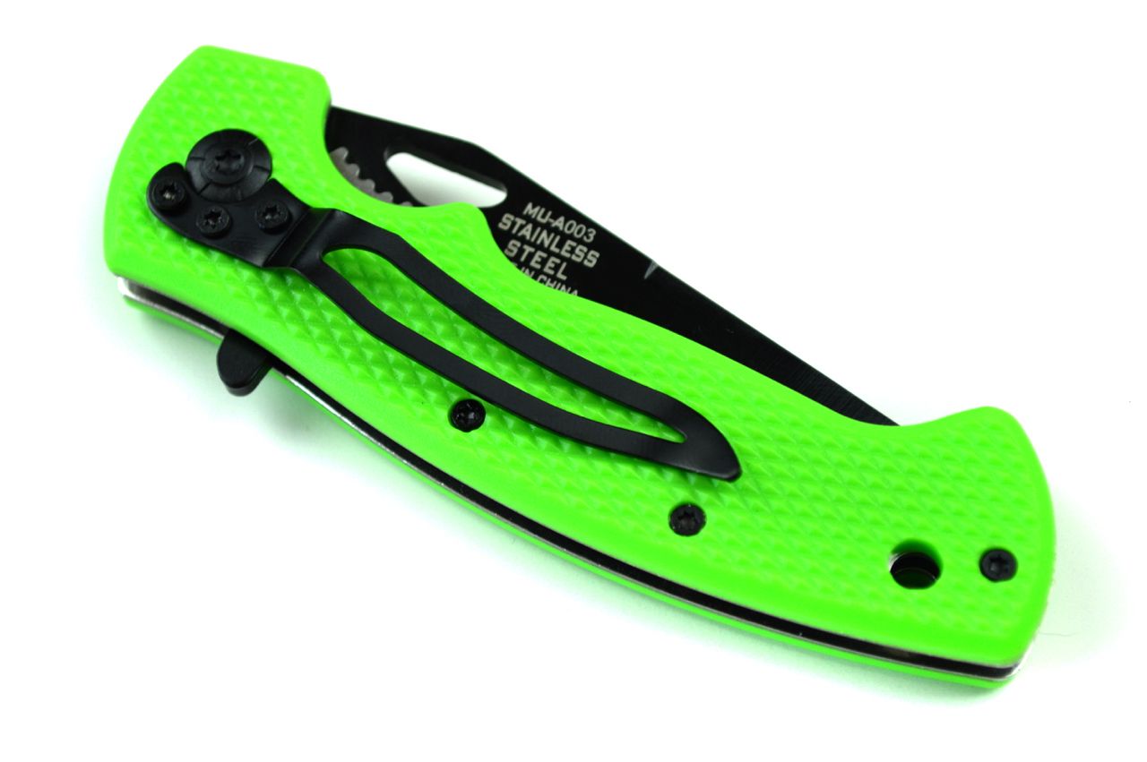 8" SPRING ASSISTED OPEN Tactical Rescue FOLDING POCKET KNIFE Finger