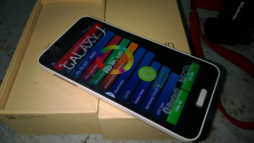 Bán gấp GALAXY J DOCOMO màu trắng funbox 99,99% - 2