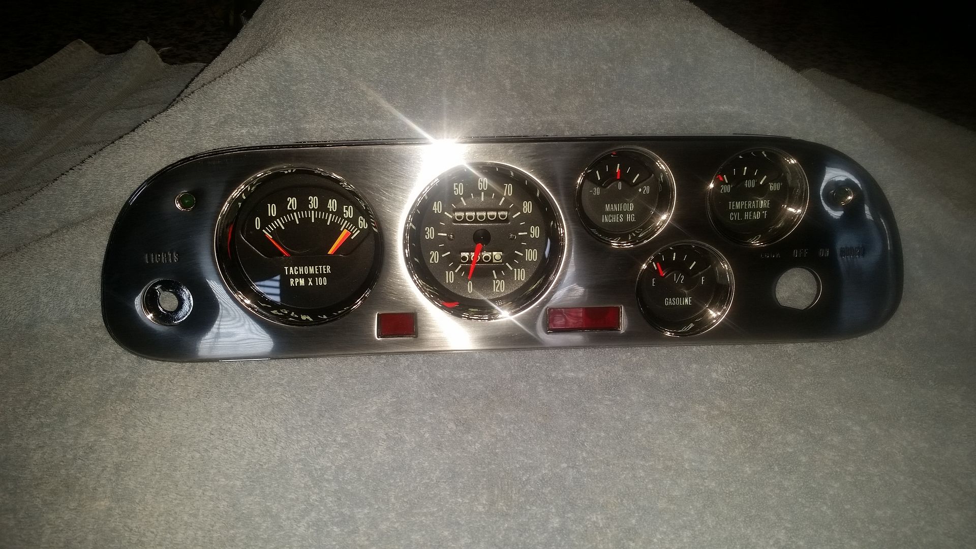 Unreal! My 64 Spyder gauge cluster restored by Bob's Speedometer