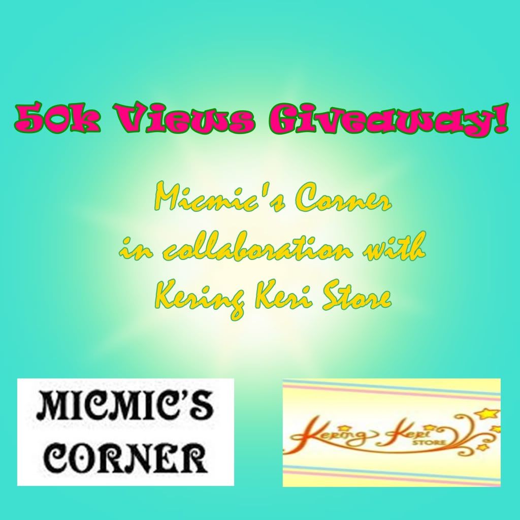 Micmic's Corner: 50k Views Giveaway