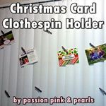 Christmas Card Holders by Passion Pink and Pearls