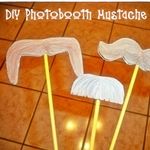 DIY Mustache Photobooth Props