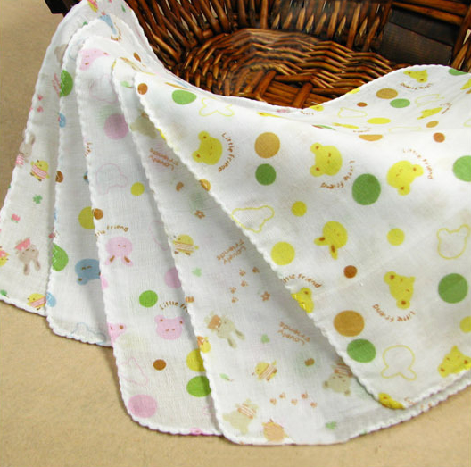 100 Cotton Baby Muslin Cloths/Squares Wipes Various Colours UK 5 or 10