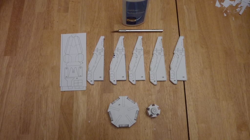 Paper Drop Pod for Warhammer 40k DM's Craft