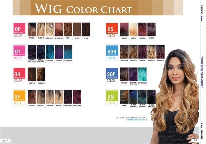 Soultress Wig Color Chart