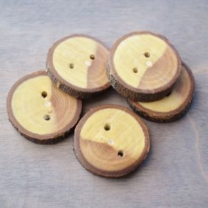 Wood Buttons, Over The Apple Tree