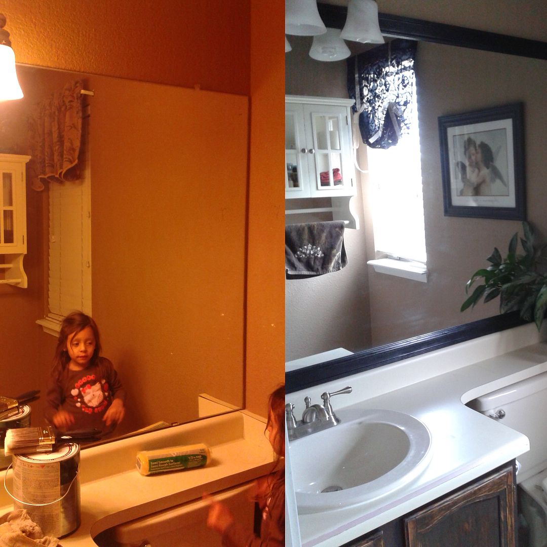 Bathroom Makeover,Over the Apple Tree