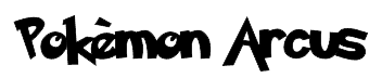 Pokèmon Arcus