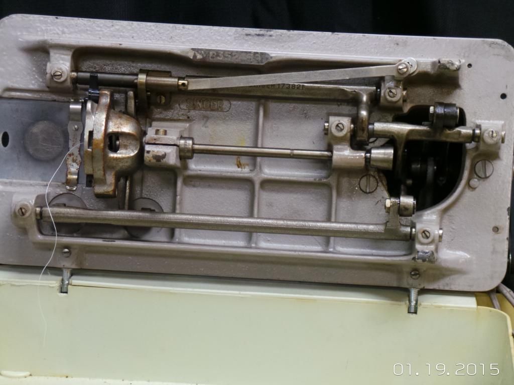 Singer 227 M Heavy Duty Sewing Embroidery Machine Leather Upholstery eBay