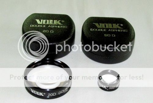 20D 90D Volk Diagnostic Lens Surgical Lenses Indirect Bio Non Contact Lenses