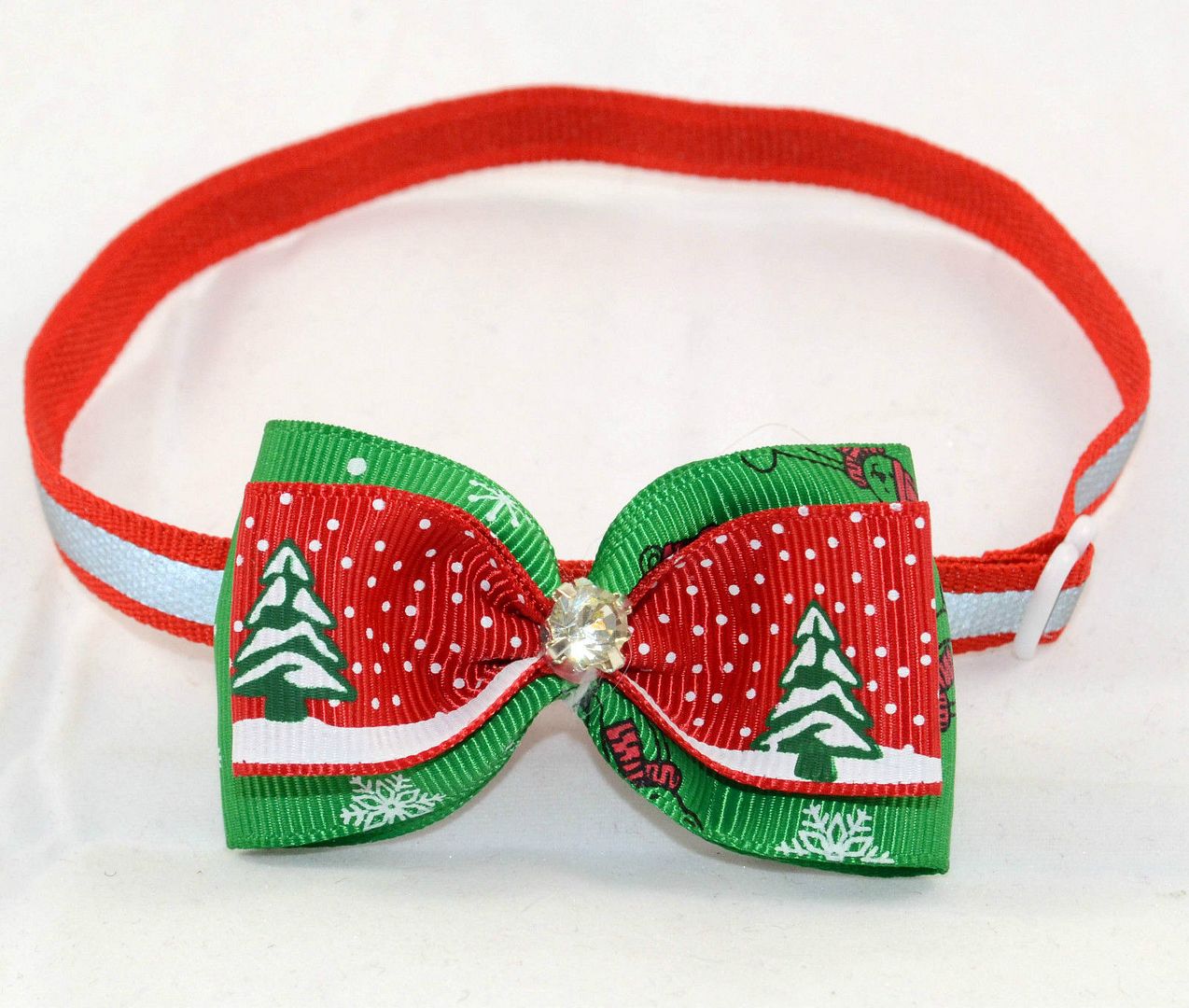 new dog cat pet christmas bow tie adjustable necktie collar handmade christmas bow tie for dog