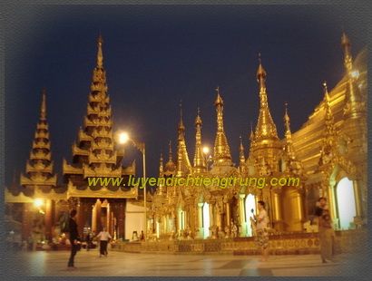 Lung linh đêm chùa Shwedagon